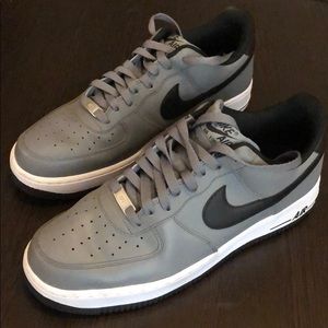 Nike Air Force 1s Grey/Black